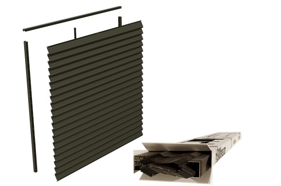 Louvered Fence Panel