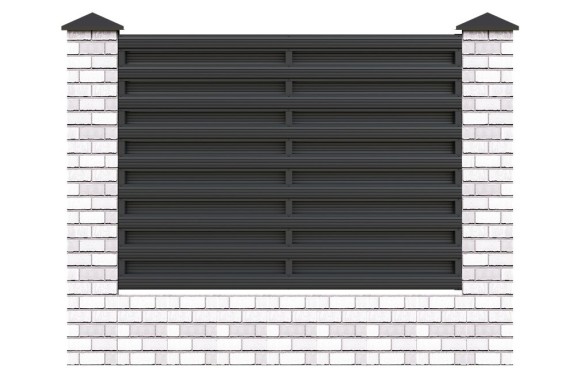 Custom Horizontal Picket Fence Panel